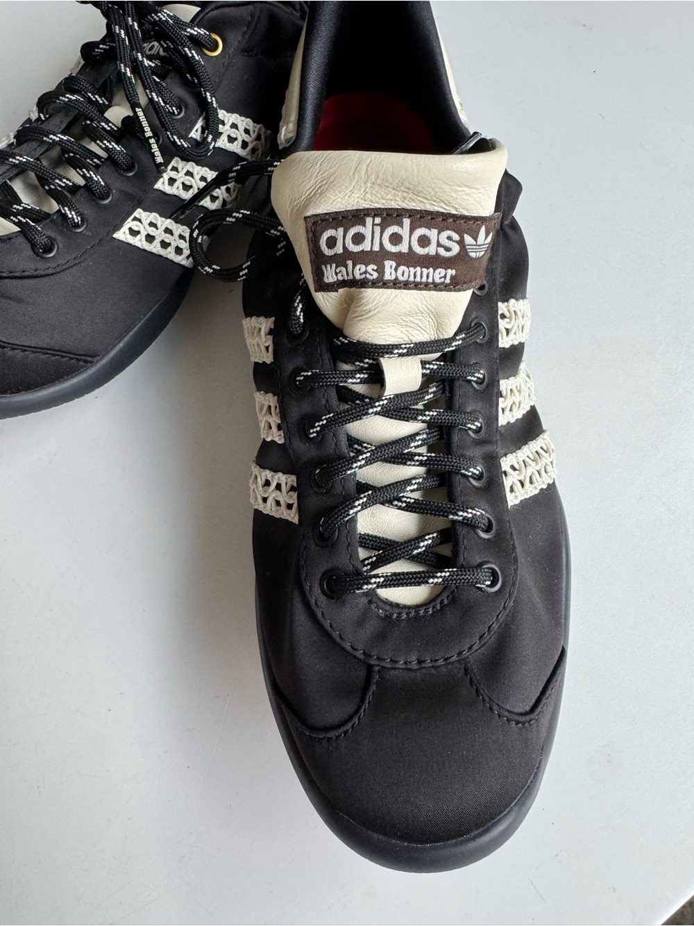 Adidas Originals x Wales Bonner Sneakers Black Cream US 7.5